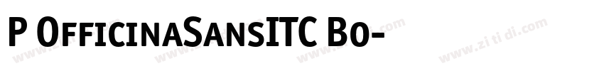 P OfficinaSansITC Bo字体转换